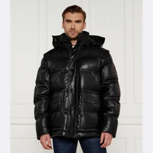 BOSS ORANGE Skórzana kurtka 2w1 Jolam | Relaxed fit