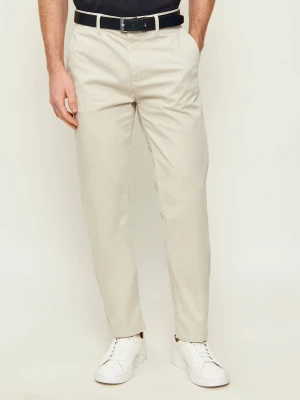 BOSS ORANGE Spodnie chino | Regular Fit beżowy
