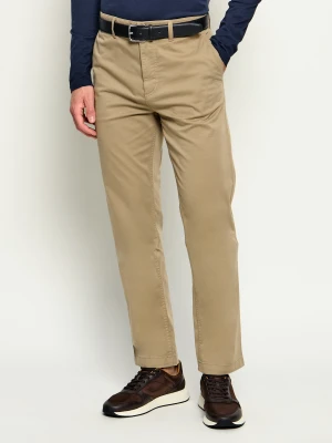 BOSS ORANGE Spodnie chino | Regular Fit beżowy