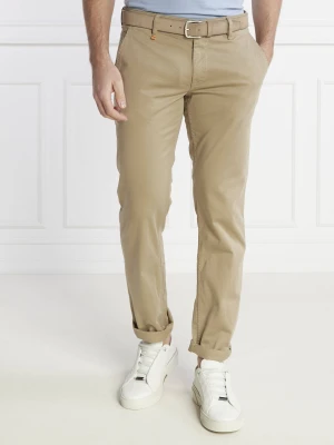 BOSS ORANGE Spodnie chino Schino | Slim Fit piaskowy