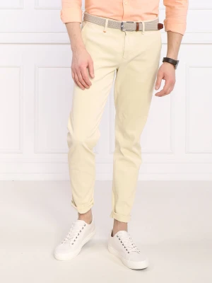 BOSS ORANGE Spodnie chino Schino Taber | Tapered fit piaskowy