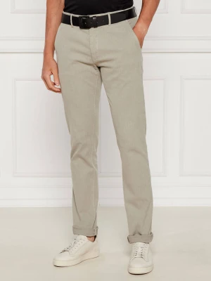 BOSS ORANGE Spodnie chino | Slim Fit beżowy