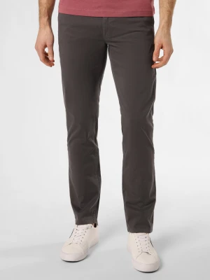 BOSS Orange Spodnie - Chino Slim Mężczyźni szary