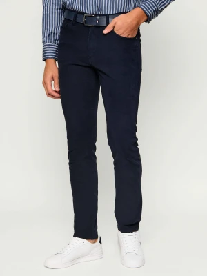 BOSS ORANGE Spodnie Delaware | Slim Fit granatowy
