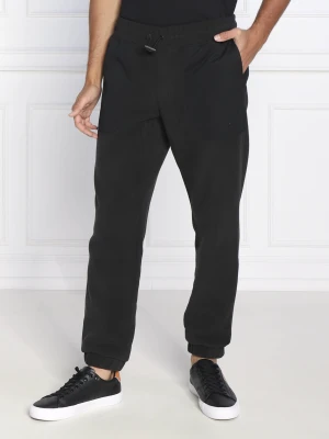 BOSS ORANGE Spodnie dresowe Sefleece | Regular Fit czarny
