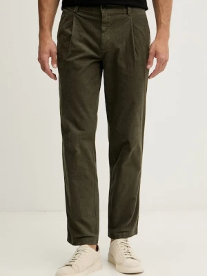 BOSS Orange spodnie męskie sztruksowe Chino_Pleated_3