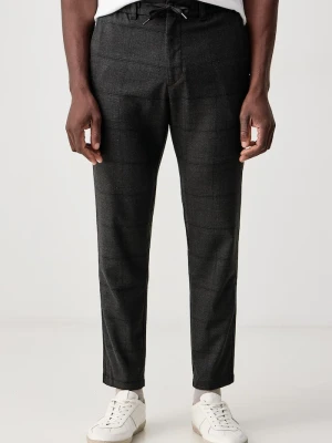 BOSS Orange spodnie męskie z wiskozą Chino-Tapered-DS-10 czarny