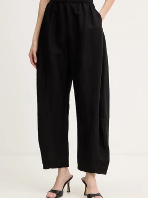 BOSS Orange spodnie z dodatkiem lnu C Talinen