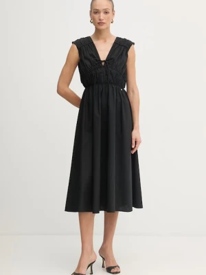 BOSS Orange sukienka babydoll bawełniana C Derich