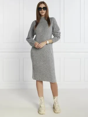 BOSS ORANGE Sukienka C_Fagdasa | z dodatkiem wełny