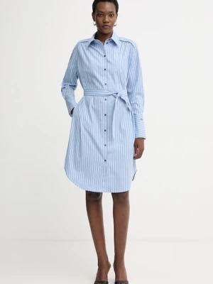 BOSS Orange sukienka koszulowa bawełniana C Delegant 3