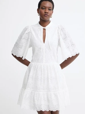 BOSS Orange sukienka letnia bawełniana C Denvita