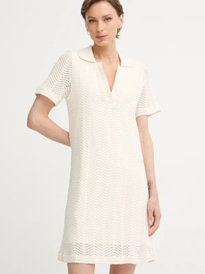 BOSS Orange sukienka z bawełną C Eloa