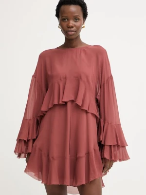 BOSS Orange sukienka z bluzką z wiskozy C Dleja