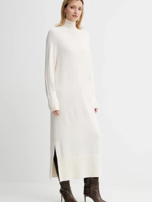 BOSS Orange sukienka z wełną C_Fagliatelle