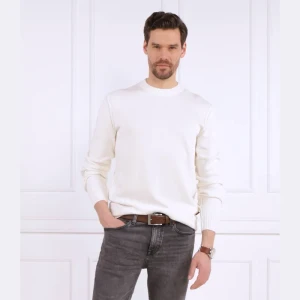 BOSS ORANGE Sweter Aropo 10247951 01 | Regular Fit | z dodatkiem lnu