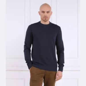 BOSS ORANGE Sweter Aropo 10247951 01 | Regular Fit | z dodatkiem lnu
