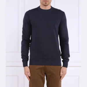 BOSS ORANGE Sweter Aropo 10247951 01 | Regular Fit | z dodatkiem lnu