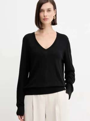 BOSS Orange sweter damski kolor czarny lekki 50543956