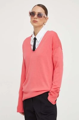Boss Orange sweter damski kolor różowy 50507163