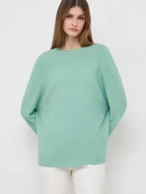 BOSS Orange sweter damski kolor zielony lekki