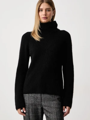 BOSS Orange sweter damski z wełną C_Falodina_1 czarny