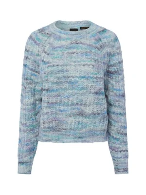 BOSS Orange Sweter damski z zawartością alpaki - Fiambella Kobiety Wełna niebieski|wielokolorowy marmurkowy,