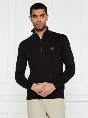 BOSS ORANGE Sweter Kanobix_S | Regular Fit | z dodatkiem kaszmiru