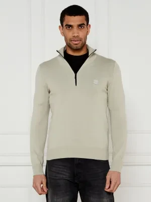 BOSS ORANGE Sweter Kanobix_S | Regular Fit | z dodatkiem kaszmiru