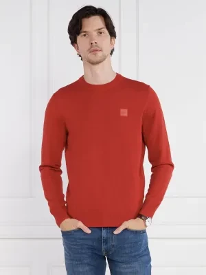 BOSS ORANGE Sweter Kanovano | Regular Fit | z dodatkiem kaszmiru