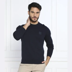BOSS ORANGE Sweter Kanovano | Regular Fit | z dodatkiem kaszmiru