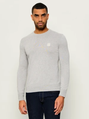 BOSS ORANGE Sweter Kanovano_S | Regular Fit | z dodatkiem kaszmiru szary