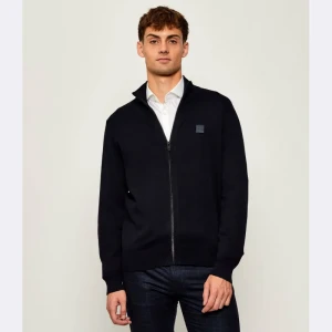 BOSS ORANGE Sweter Kanozip_S | Regular Fit | z dodatkiem kaszmiru