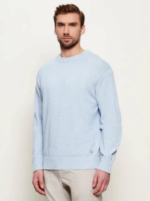 BOSS ORANGE Sweter Kerlino | Regular Fit błękitny