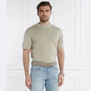 BOSS ORANGE Sweter Kruccio | Regular Fit | z dodatkiem lnu