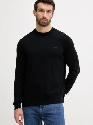 BOSS Orange sweter męski kolor czarny lekki 50508766