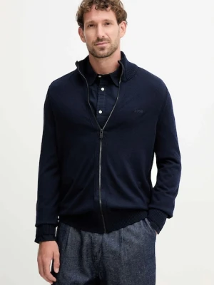 BOSS Orange sweter męski kolor granatowy 50501750