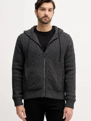 BOSS Orange sweter męski kolor szary przejściowa 50548679