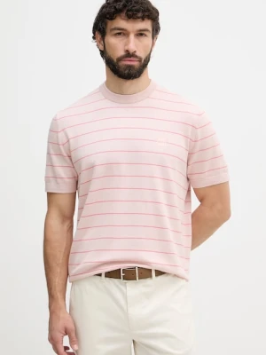 BOSS Orange T-shirt swetrowy męski z bawełną