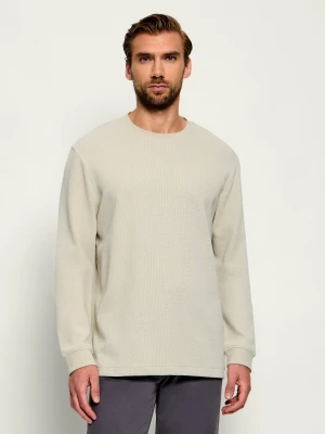 BOSS ORANGE Sweter We_Tempest | Regular Fit beżowy