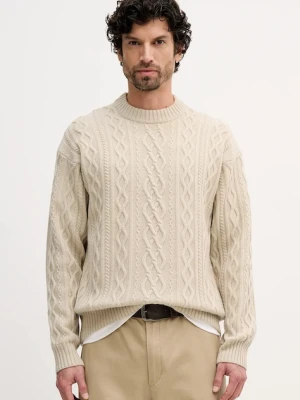 BOSS Orange sweter wełniany Kableto