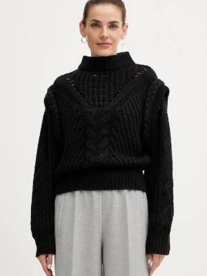 BOSS Orange sweter z dodatkiem wełny C_Fasta