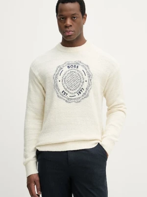 BOSS Orange sweter z dodatkiem wełny Kerbert