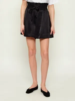 BOSS ORANGE Szorty C_Tacolina | Relaxed fit | z dodatkiem lnu