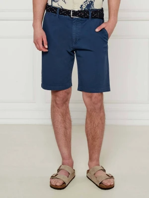 BOSS ORANGE Szorty chino | Tapered fit granatowy