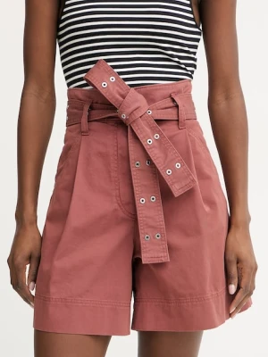 BOSS Orange szorty damskie bawełniane z elastanem C Tulina-D