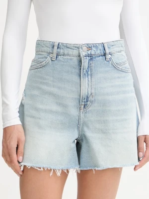 Zdjęcie produktu BOSS Orange szorty damskie jeansowe C SHORTS niebieski