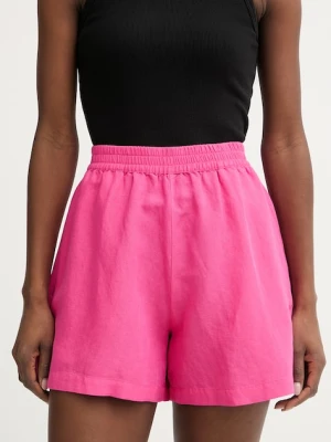 BOSS Orange szorty damskie z lnem C Tallan