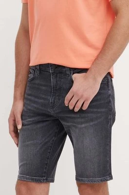 Boss Orange szorty jeansowe męskie kolor szary 50513498