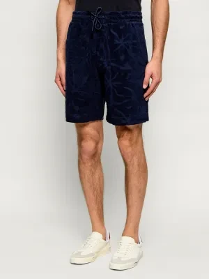 BOSS ORANGE Szorty Se_Flower | Regular Fit frotté